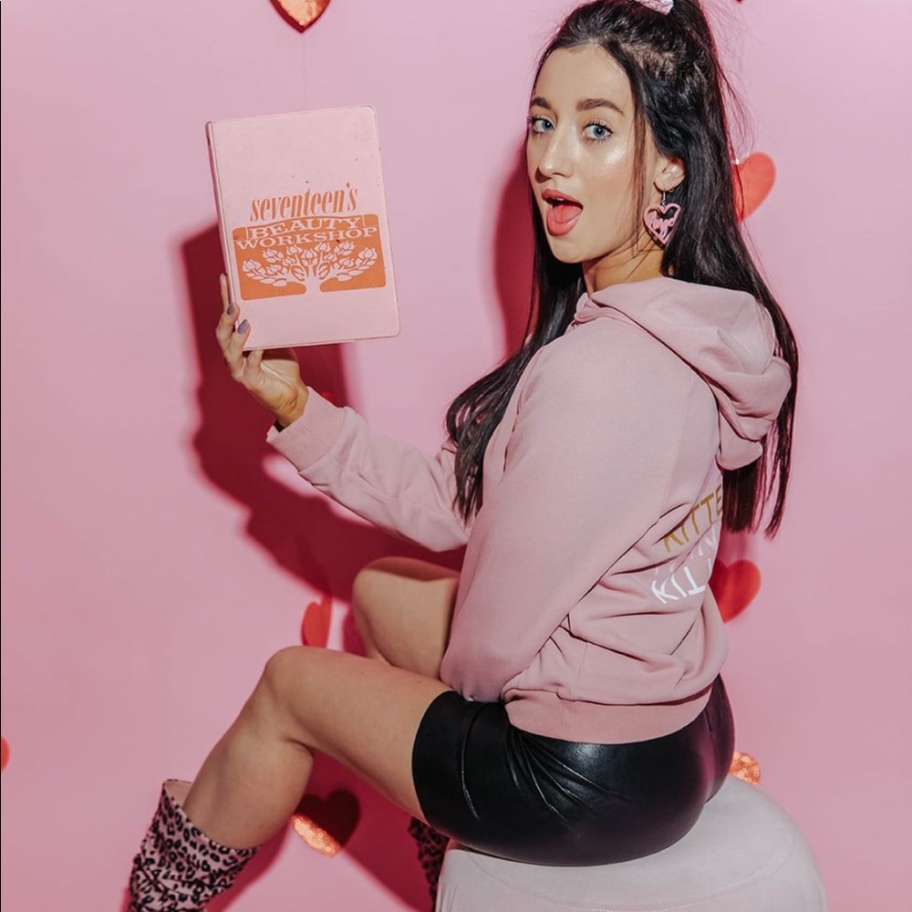 Kittenish logo hoodie